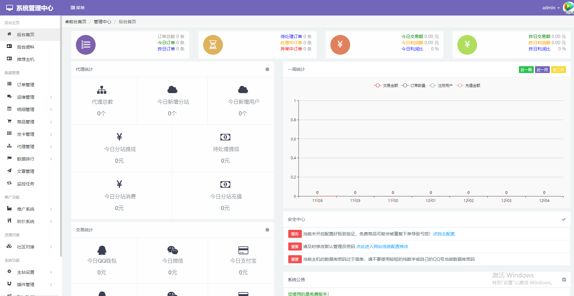 沉梦云商城系统2.1.7免授权源码+搭建教程